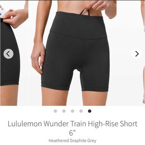 Lululemon Wunder Train Short